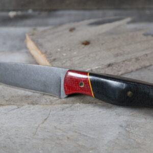 Hunting Knife - AEBL Steel - Custom. One Off - Stonewash Finish.  On sale!